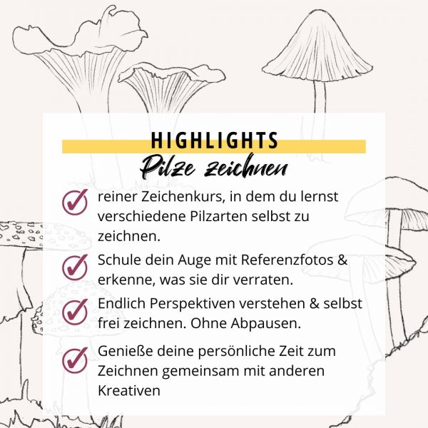 Pilze zeichnen (inkl. Live-Aufzeichnung) [Digital] – Bild 2