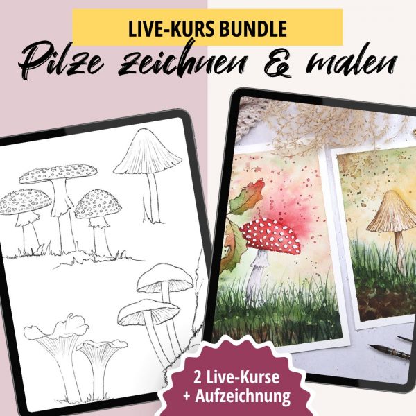 Pilze zeichnen & malen (BUNDLE) [Digital]